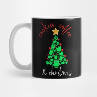 Cookies, Coffee, and Christmas Cup and Mug Tree - For Coffee lovers! Mug